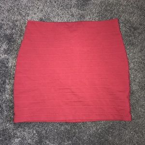 EXPRESS | a nice red mini skirt